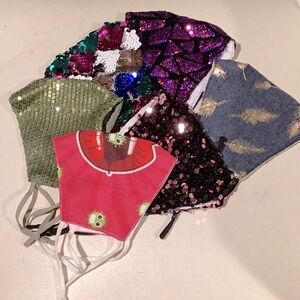 Adult size facemask variety pack of 6